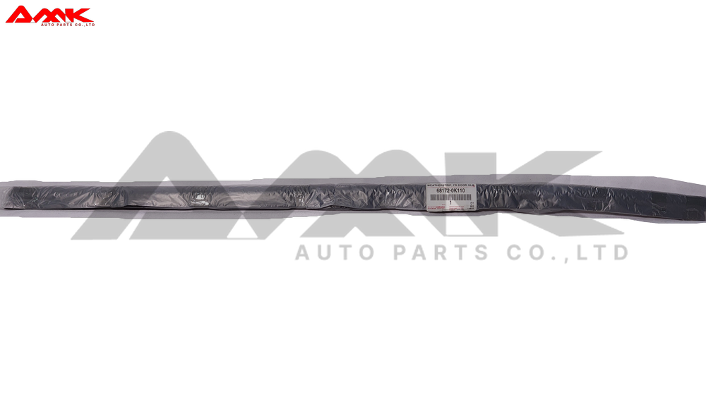 TOYOTA WEATHERSTRIP, FR DOOR GLASS, INNER LH 68172-0K110