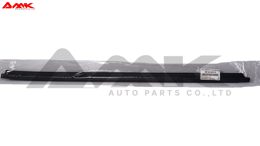TOYOTA WEATHERSTRIP, FR DOOR GLASS, OUTER LH 68162-0K010