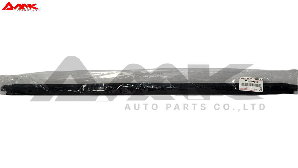 TOYOTA WEATHERSTRIP, FR DOOR GLASS, OUTER RH 68161-0K010