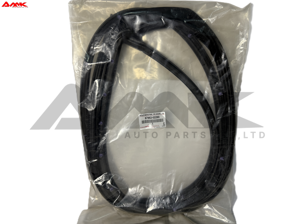 TOYOTA WEATHERSTRIP, FR DOOR, LH 67862-02290