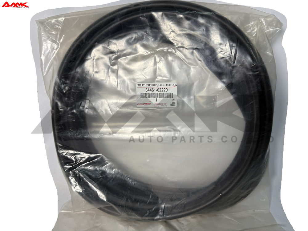 TOYOTA WEATHERSTRIP, LUGGAGE COMPARTMENT DOOR 64461-02220
