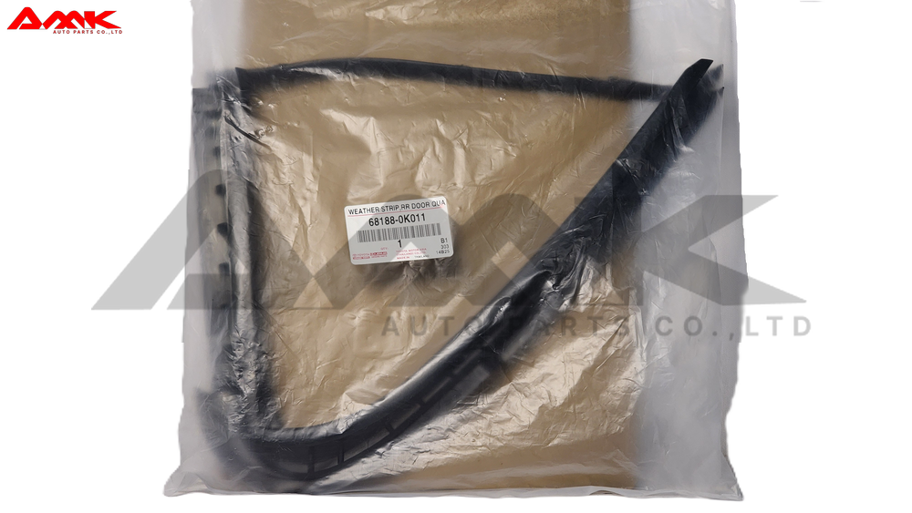 TOYOTA WEATHERSTRIP, REAR DOOR QUARTER WINDOW, RH 68188-0K011