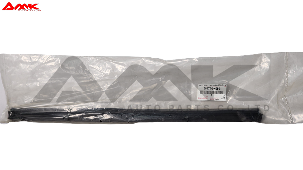 TOYOTA WEATHERSTRIP, RR DOOR GLASS, INNER LH 68174-0K080