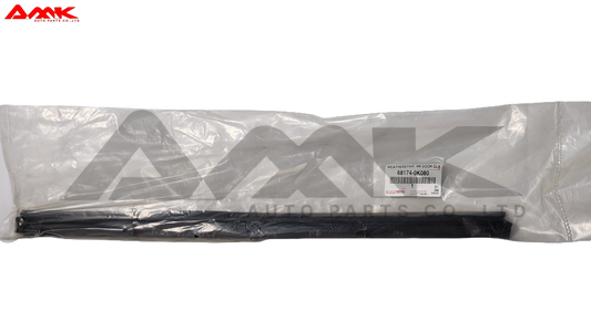 TOYOTA WEATHERSTRIP, RR DOOR GLASS, INNER LH 68174-0K080