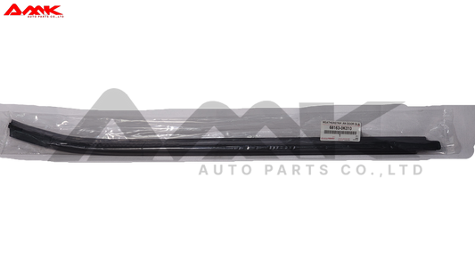 TOYOTA WEATHERSTRIP, RR DOOR GLASS, OUTER RH 68163-0K010