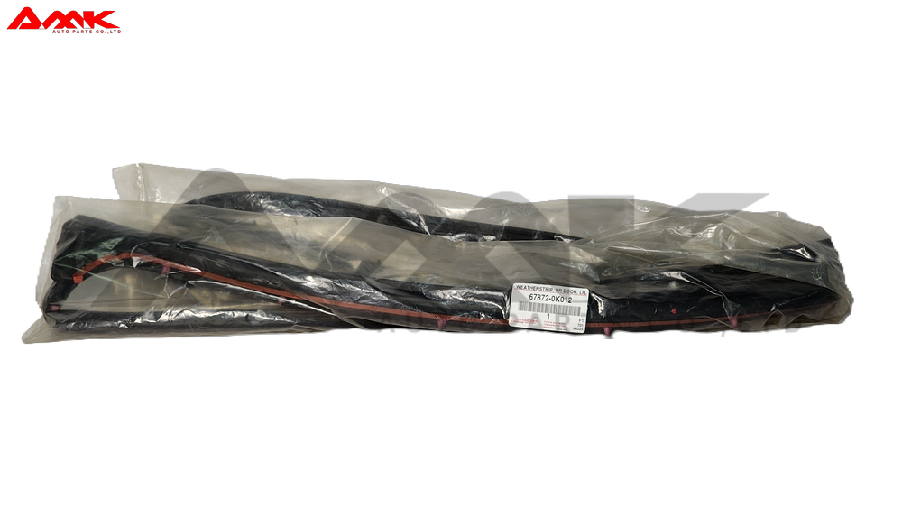 TOYOTA WEATHERSTRIP, RR DOOR, LH 67872-0K012