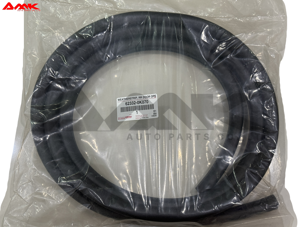 TOYOTA WEATHERSTRIP, RR DOOR OPENING TRIM, LH 62332-0K070