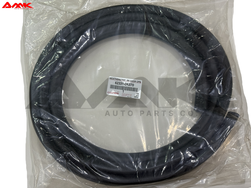 TOYOTA WEATHERSTRIP, RR DOOR OPENING TRIM, RH 62331-0K070