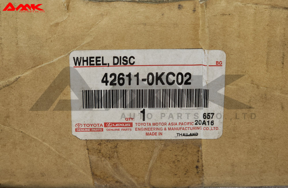 TOYOTA WHEEL, DISC 42611-0KC02
